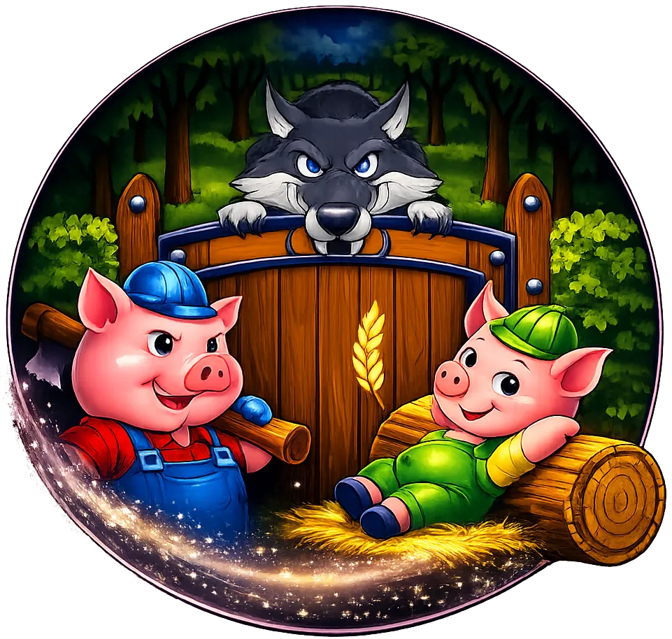 De drie biggetjes en de wolf